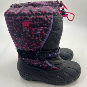 Sorel Boots Youth Size 4 Girl EUC